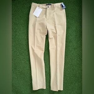 INCOTEX Doeskin Cotton Slim Fit Pleated Pants Men’s 34x36 (IT52) In Beige NEW